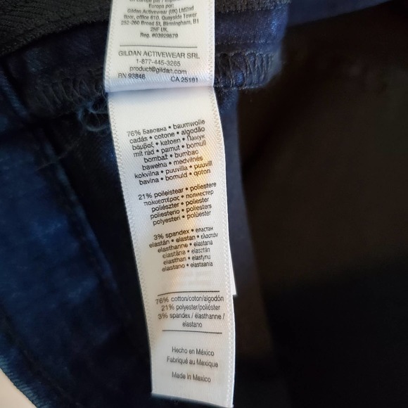 AMERICAN APPAREL Dark Wash Blue Stretch Denim The Easy Jean Sz Large L - Picture 6 of 7